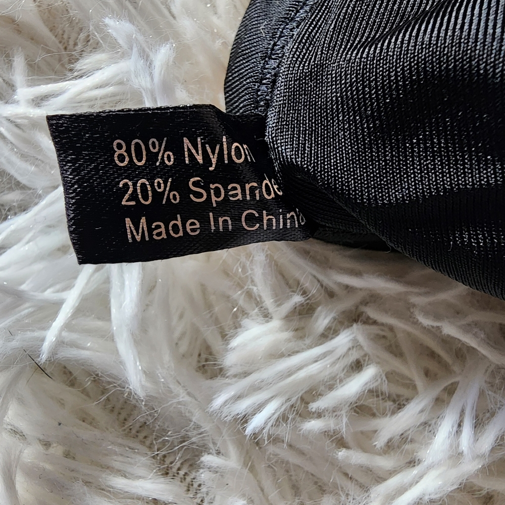 NWOT Black Fishnet One Piece Halter Bathing Suit - Picture 12 of 14